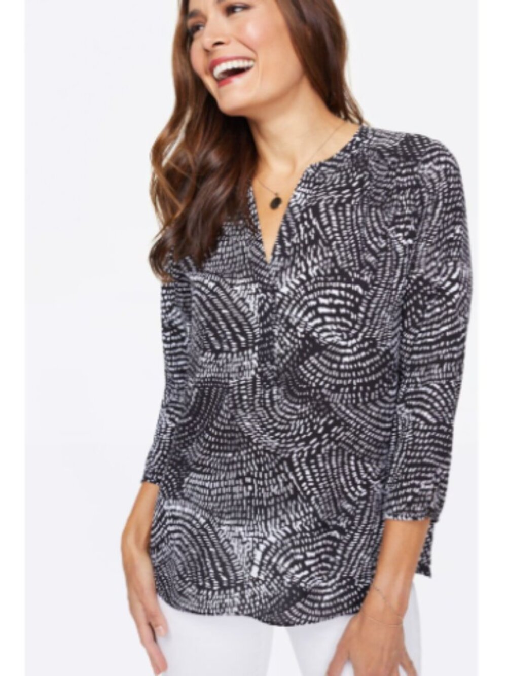 Curves 360 By NYDJ The Perfect Blouse 1X